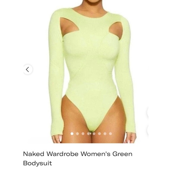 Naked Wardrobe Black Cutout Bodysuit - Picture 9 of 9